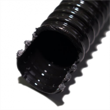 25m Saugschlauch 25mm (1″) sehr flexibel – schwarz – Made in Europe - 