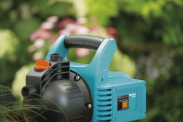 GARDENA Gartenpumpe Classic 3000/4: Bewässerungspumpe für den Einsatz im Freien, mit 3100 l/h Fördermenge, geräuscharm und langlebig, mit Wasser-Ablassschraube, wartungsfrei, hohe Saugkraft (1707-20) - 3