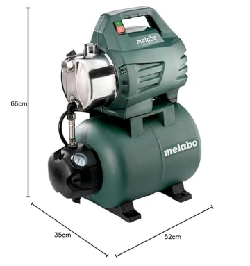 Abmessungen des Metabo HWW 3500/25 Inox