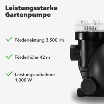Vorteile der Trotec Gartenpumpe