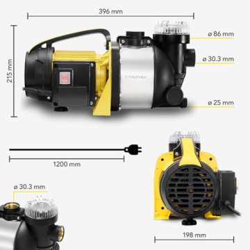 Abmessungen der TROTEC TGP 1005 ESF
