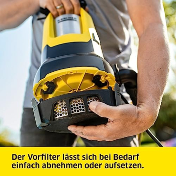 Abnehmbarer Vorfilter