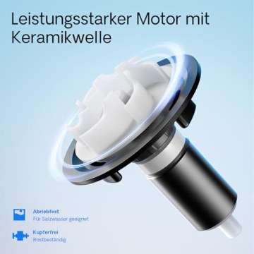 Leistungsstarker Motor mit Keramikwelle